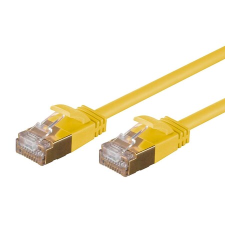 Monoprice SlimRun Cat6A Ethernet Patch Cable - Snagless RJ45_ Stranded_ S/STP_ P 27498